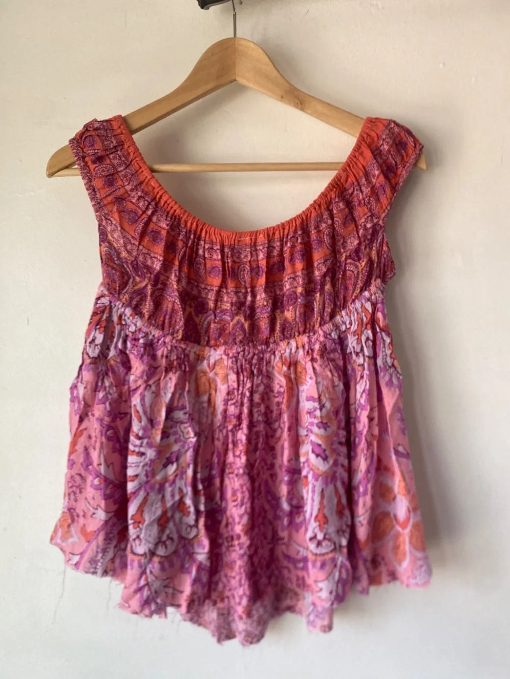 Free People XS Floral Top - Picture 3 of 8